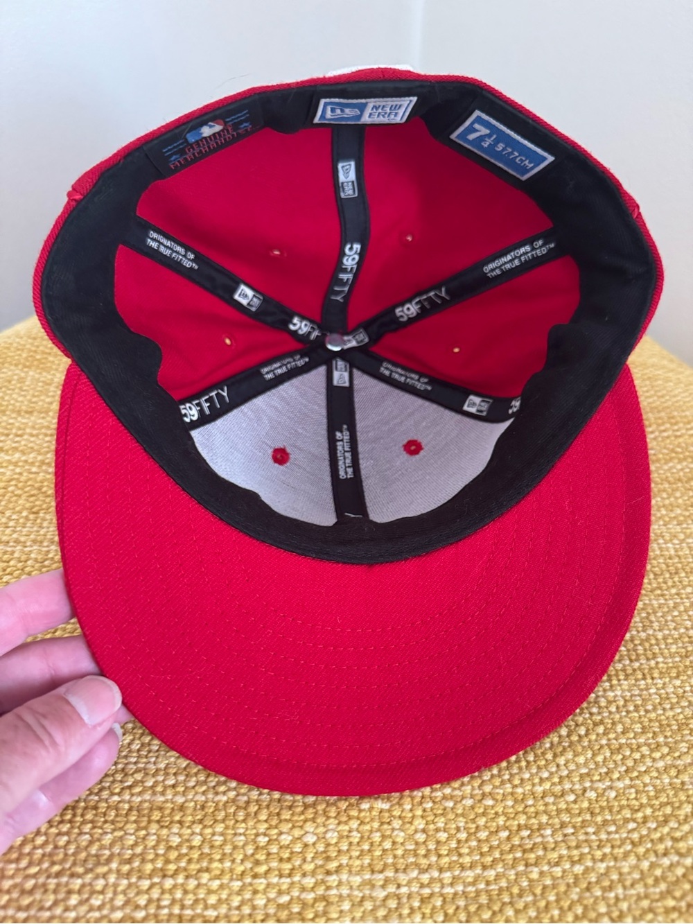 New Era Men’s NY Hat, Size 7-1/4 - Picture 4 of 7